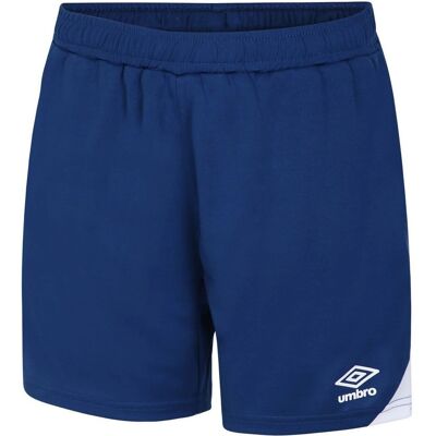 Umbro Childrens Unisex Training Shorts - Navy/White - 7-8Y Umbro Childrens Unisex Training Shorts - Navy/White - 7-8Y