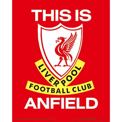 Liverpool FC Anfield Stadium 3D Print Red White - Decor Liverpool FC Anfield Stadium 3D Print Red White - Decor