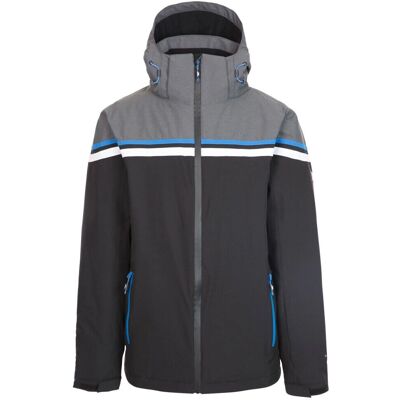 Casaco de Esqui Masculino Dexy da Trespass - Preto - Resistente à Água Casaco de Esqui Masculino Dexy da Trespass - Preto - Resistente à Água
