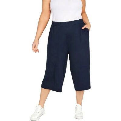 Yours Navy Blue Culottes - Culottes Yours Navy Blue Culottes - Culottes