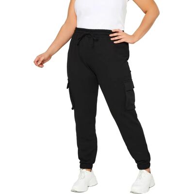 Yours Black Cargo Joggers - Joggers Yours Black Cargo Joggers - Joggers
