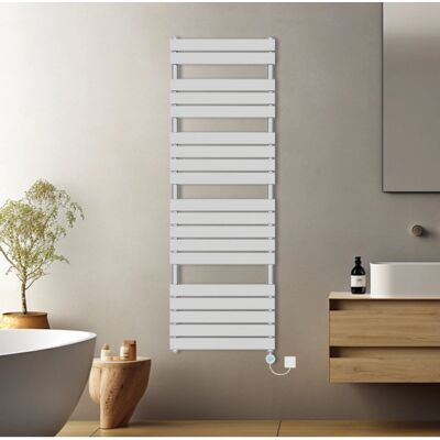 NRG - 1800x600mm Pre-filled Electric Heated Towel Rail Flat Panel - Chrome - Electric - Towel rail NRG - 1800x600mm Pre-filled Electric Heated Towel Rail Flat Panel - Chrome - Electric - Towel rail