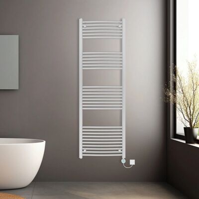 NRG - Chrome 1800x600 - Electric - Curved - Towel Rail NRG - Chrome 1800x600 - Electric - Curved - Towel Rail