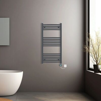 NRG - 1000x500 - Anthracite - Electric Heated Towel Rail NRG - 1000x500 - Anthracite - Electric Heated Towel Rail