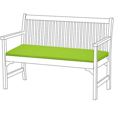 Gardenista - Cojín para banco exterior - Resistente al agua, Plegable, 2 plazas Gardenista - Cojín para banco exterior - Resistente al agua, Plegable, 2 plazas