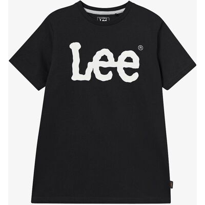 Lee Modell 023 Svart Uformell Unisex T-skjorte Lee Modell 023 Svart Uformell Unisex T-skjorte