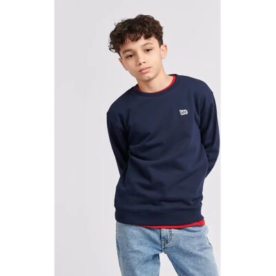 Lee Navy Blazer Badge Sweatshirt - Sweatshirt Lee Navy Blazer Badge Sweatshirt - Sweatshirt