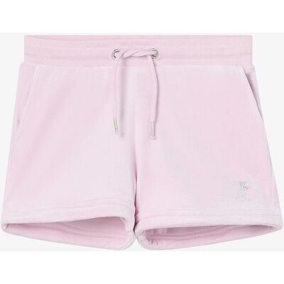 Juicy Couture - Shorts i velour med diamante logo - Lilla Juicy Couture - Shorts i velour med diamante logo - Lilla