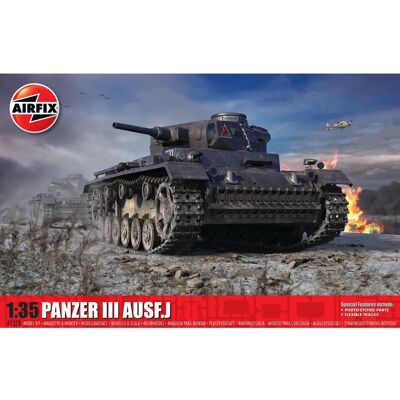 Airfix Panzer III AUSF J 1:35 - Zestaw Modelarski Airfix Panzer III AUSF J 1:35 - Zestaw Modelarski