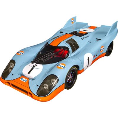 Pocher Porsche 917K Gulf Edition 1:8 Modellbausatz - Rennlegende Pocher Porsche 917K Gulf Edition 1:8 Modellbausatz - Rennlegende