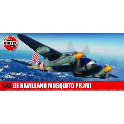 Airfix De Havilland Mosquito PR.XVI 1:72 Model Kit - Skill Level 2 Airfix De Havilland Mosquito PR.XVI 1:72 Model Kit - Skill Level 2