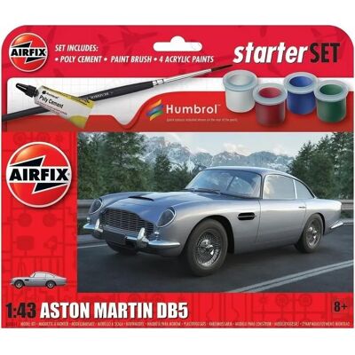 Airfix Aston Martin DB5 1:43 Model Kit - Starter Set Airfix Aston Martin DB5 1:43 Model Kit - Starter Set