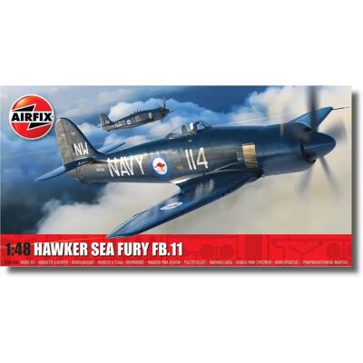 Airfix Hawker Sea Fury FB.II 1:48 - Kit de Modèle Airfix Hawker Sea Fury FB.II 1:48 - Kit de Modèle