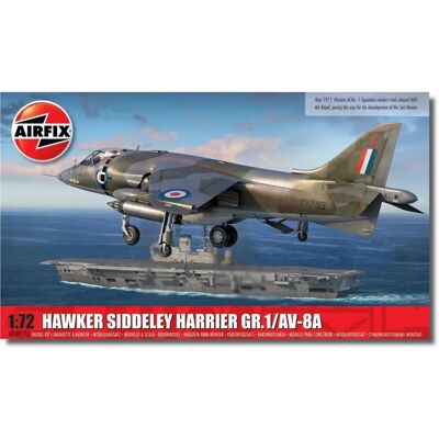 Airfix Modellbausatz - 1:72 Harrier GR.1/AV-8A - Flugzeugmodell Airfix Modellbausatz - 1:72 Harrier GR.1/AV-8A - Flugzeugmodell
