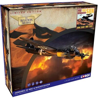 Corgi - Junkers Ju-88C-6 R4+HH - 1:72 - 1./NJG.2 diecast-modell Corgi - Junkers Ju-88C-6 R4+HH - 1:72 - 1./NJG.2 diecast-modell