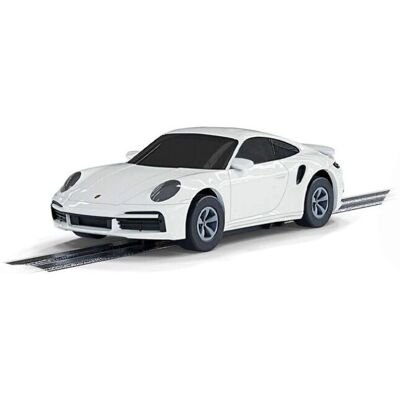Scalextric G2214 Micro Porsche 911 Turbo Car - White Scalextric G2214 Micro Porsche 911 Turbo Car - White