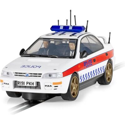 Scalextric Subaru Impreza WRX Polisversion - Gosedjur Bil Scalextric Subaru Impreza WRX Polisversion - Gosedjur Bil