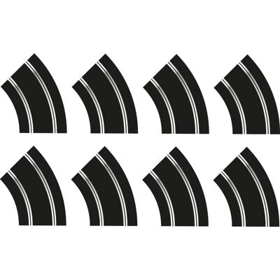Scalextric R2 Curve 8 Track Extension Pack - Track Extension Pack Scalextric R2 Curve 8 Track Extension Pack - Track Extension Pack
