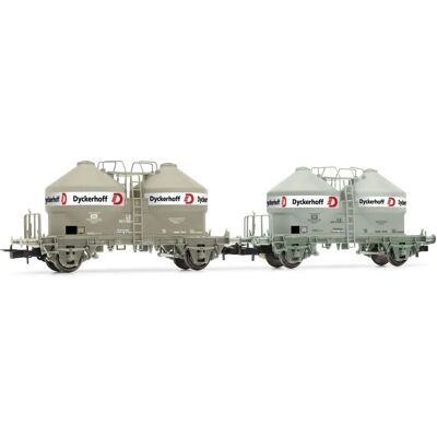 Rivarossi HR6591 Graues HO Güterwagen - Modellbahnwagen Rivarossi HR6591 Graues HO Güterwagen - Modellbahnwagen