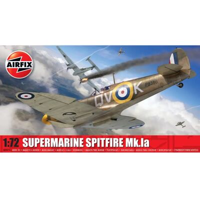 Airfix Supermarine Spitfire Mk.Ia Model Kit - Scale 1:72 Airfix Supermarine Spitfire Mk.Ia Model Kit - Scale 1:72