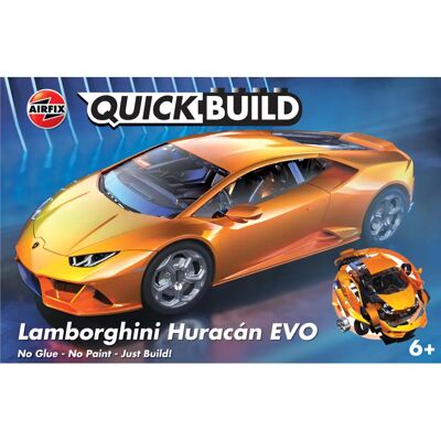 Airfix Lamborghini Huracan EVO Modellkit - Ingen lim, Ingen färg, Snabb ihopbyggnad Airfix Lamborghini Huracan EVO Modellkit - Ingen lim, Ingen färg, Snabb ihopbyggnad