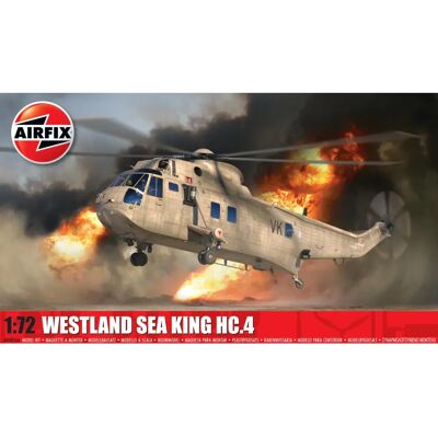 Airfix Westland Sea King HC.4 Model Kit - Helicopters - 1:72 Scale Airfix Westland Sea King HC.4 Model Kit - Helicopters - 1:72 Scale