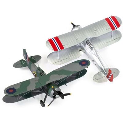Airfix Gloster Gladiator Mk.I/Mk.II Model Kit - 1/72 Scale Aircraft Airfix Gloster Gladiator Mk.I/Mk.II Model Kit - 1/72 Scale Aircraft