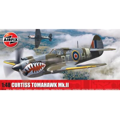 Airfix Model Kit - Curtiss Tomahawk Mk.II 1:48 - Model planes Airfix Model Kit - Curtiss Tomahawk Mk.II 1:48 - Model planes