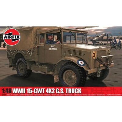Airfix 1/48 WWII RAF 15-cwt 4x2 GS Truck Model Kit Airfix 1/48 WWII RAF 15-cwt 4x2 GS Truck Model Kit
