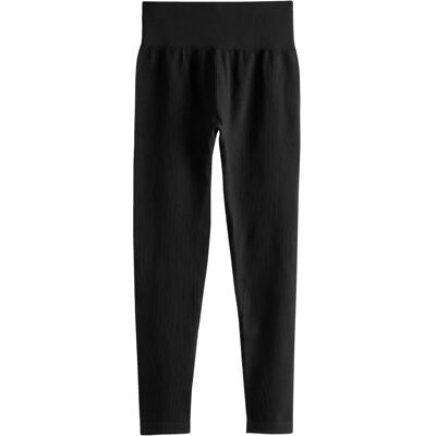 Next - Ribbed High Waist - Chocolate Brown - M Reg - Leggings Next - Ribbed High Waist - Chocolate Brown - M Reg - Leggings