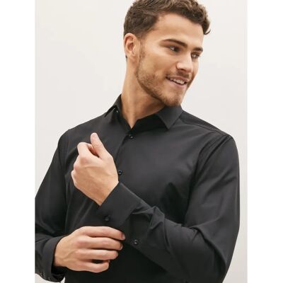 NEXT - Easy-Care - Slim Fit - Schwarz - shirt NEXT - Easy-Care - Slim Fit - Schwarz - shirt
