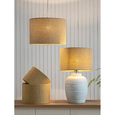 Next - Tweedoptik - 35 cm - Polyester - Deckenleuchte Next - Tweedoptik - 35 cm - Polyester - Deckenleuchte