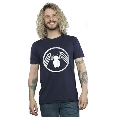Absolute Cult Marvel Venom Logo Emblem Navy Blau T-Shirt - T-Shirt Absolute Cult Marvel Venom Logo Emblem Navy Blau T-Shirt - T-Shirt