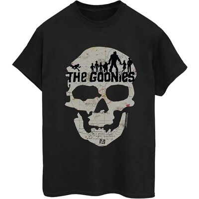T-shirt Donna The Goonies Mappa Teschio Fit Boyfriend T-shirt Donna The Goonies Mappa Teschio Fit Boyfriend
