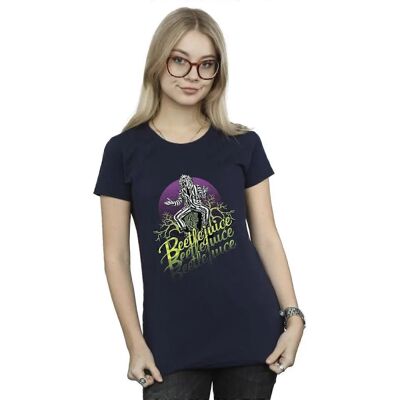 Absolute Cult Beetlejuice Maglietta Donna Cerchio Viola - Abbigliamento Donna Absolute Cult Beetlejuice Maglietta Donna Cerchio Viola - Abbigliamento Donna