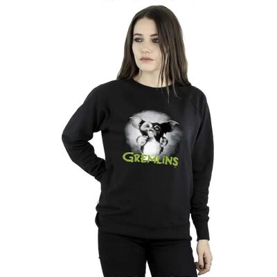 Felpa Verde Spaventata Donna Gremlins - Felpa Felpa Verde Spaventata Donna Gremlins - Felpa