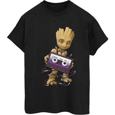 Marvel Groot Cosmic Tape Boyfriend Fit T-Shirt - T-Shirt Marvel Groot Cosmic Tape Boyfriend Fit T-Shirt - T-Shirt