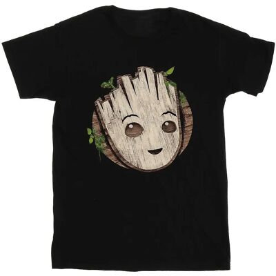 Marvel I Am Groot Drewniana Głowa T-Shirt - T-Shirt Marvel I Am Groot Drewniana Głowa T-Shirt - T-Shirt