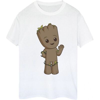 Absolute Cult Marvel Donna I Am Groot Carino Fit Fidanzato T-Shirt - T-Shirt Absolute Cult Marvel Donna I Am Groot Carino Fit Fidanzato T-Shirt - T-Shirt