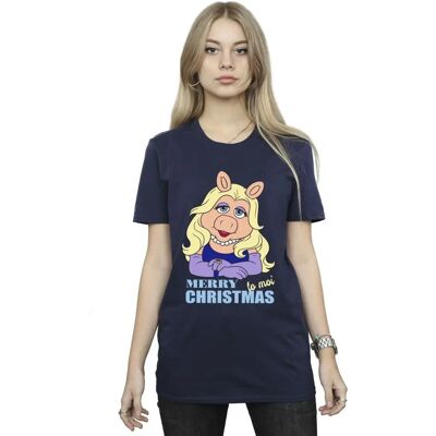 Disney Miss Piggy Marineblau Relaxed Fit T-Shirt Disney Miss Piggy Marineblau Relaxed Fit T-Shirt