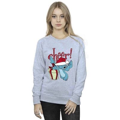 Absolute Cult Disney Lilo And Stitch Cheer Sweatshirt - Women's Sport Grey Absolute Cult Disney Lilo And Stitch Cheer Sweatshirt - Women's Sport Grey