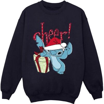 Disney Lilo Stitch Navy Sweatshirt - Women’s Cheer Top Disney Lilo Stitch Navy Sweatshirt - Women’s Cheer Top