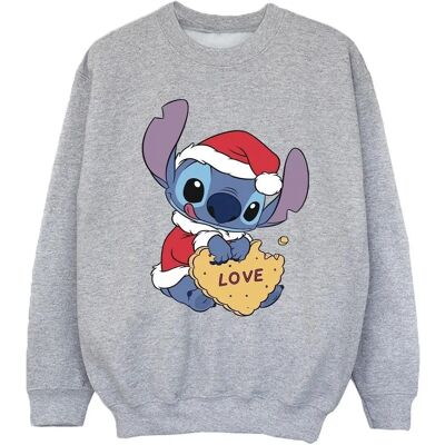 Absolute Cult Disney Lilo en Stitch Kerstmis Liefde Koekje Sweatshirt - Trui Absolute Cult Disney Lilo en Stitch Kerstmis Liefde Koekje Sweatshirt - Trui