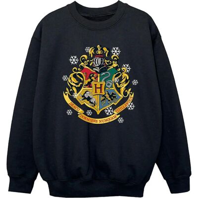 Felpa Harry Potter per ragazze con stemma natalizio - 3-4 anni Felpa Harry Potter per ragazze con stemma natalizio - 3-4 anni