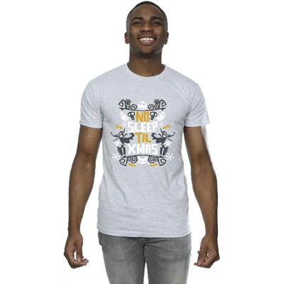 Disney The Nightmare Before Christmas Herren-T-Shirt No Sleep Till Christmas Sport Grey X-Large Disney The Nightmare Before Christmas Herren-T-Shirt No Sleep Till Christmas Sport Grey X-Large