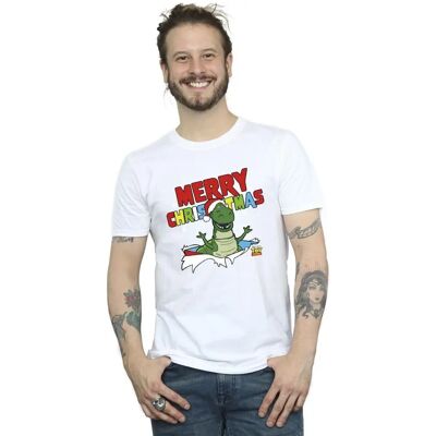 Koszulka Rex Toy Story Disney - Biała - Dopasowana Koszulka Rex Toy Story Disney - Biała - Dopasowana