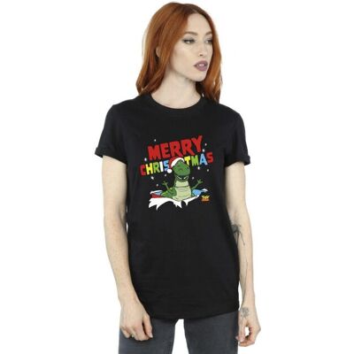 Disney Rex Weihnachts-Explosion Boyfriend T-Shirt - T-Shirt Disney Rex Weihnachts-Explosion Boyfriend T-Shirt - T-Shirt