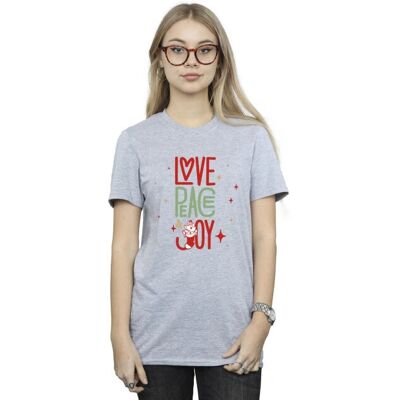 Absolute Cult Disney Marie Love Peace Joy T-Shirt - Women’s Casual Top Absolute Cult Disney Marie Love Peace Joy T-Shirt - Women’s Casual Top