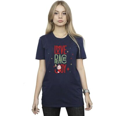 Disney Marie Love Peace Joy Navy Blue T-Shirt Disney Marie Love Peace Joy Navy Blue T-Shirt