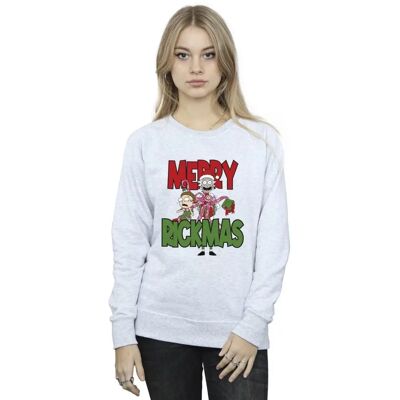 Absolute Cult Rick And Morty Merry Rickmas Sweatshirt - Felpa Absolute Cult Rick And Morty Merry Rickmas Sweatshirt - Felpa